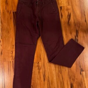 RSQ Chino Pants in Deep Burgundy